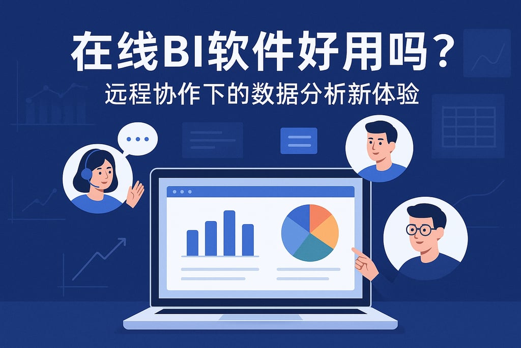 在线BI软件好用吗？远程协作下的数据分析新体验"